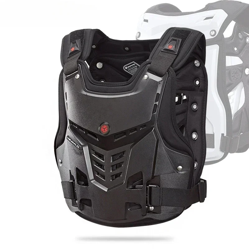 Motorcycle Body Armor Men Motocross Racing Jacket Coat Vest Off-Road Moto Dirt Bike Riding Shock-resistant Chest Back Protector