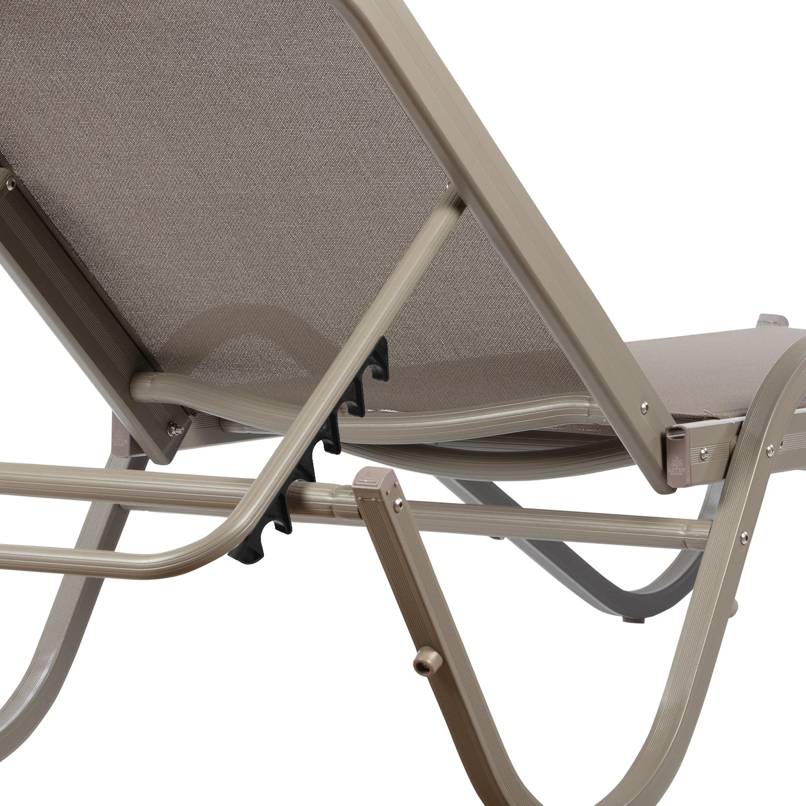 Staffa di regolazione per poltrona lounge da 2 pezzi, supporto per sedia in plastica, fibbia, connettore reclinabile, regolatore per sedia da balcone da giardino esterno - immagine 4