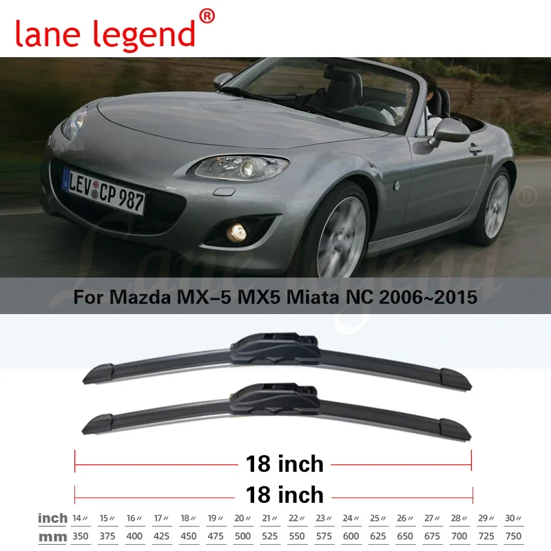 Balai D'essuie-glace De Rechange Pour Mazda MX-5 MX5 Miata NC 2006