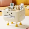 UFORU Paper towel box Household living room desktop bedroom bedside remote control multi-function table storage paper box 2