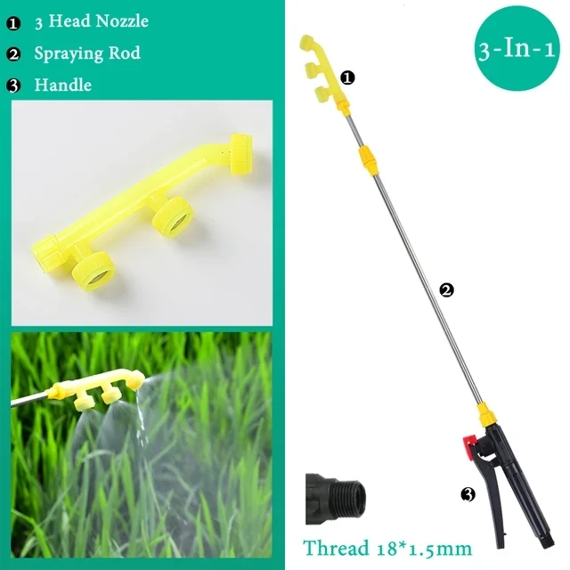 Versatile Retractable Electric Sprayer with Nozzle and Handle