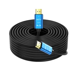 Ultra Long 4K HDMI Cable with ARC HDR Support - High - Speed Video Cord - 20m (Blue)