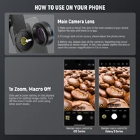 NEEWER Basics 15x Macro Phone Lens Kit with 37mm Lens Clamp, HD Camera Accessories For iPhone Samsung Android Smartphone - Image 3