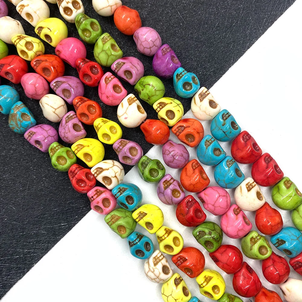 

Turquoise Beads Irregular Shape Synthetic Color Turquoise DIY Jewelry Beads Wind Chime Pendant Jewelry Accessories 6x8 mm