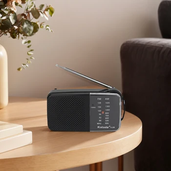 1-5Pcs Portable Low Power Radio Built-In Speaker Player Emergency Weather Broadcast Mini Mono Radio AM FM Radio For Elderly Gift 4