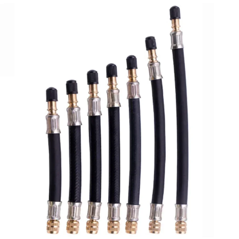 MOMOALA 105mm auto wiel flexibele band ventiel verlenging rubberen slang adapter