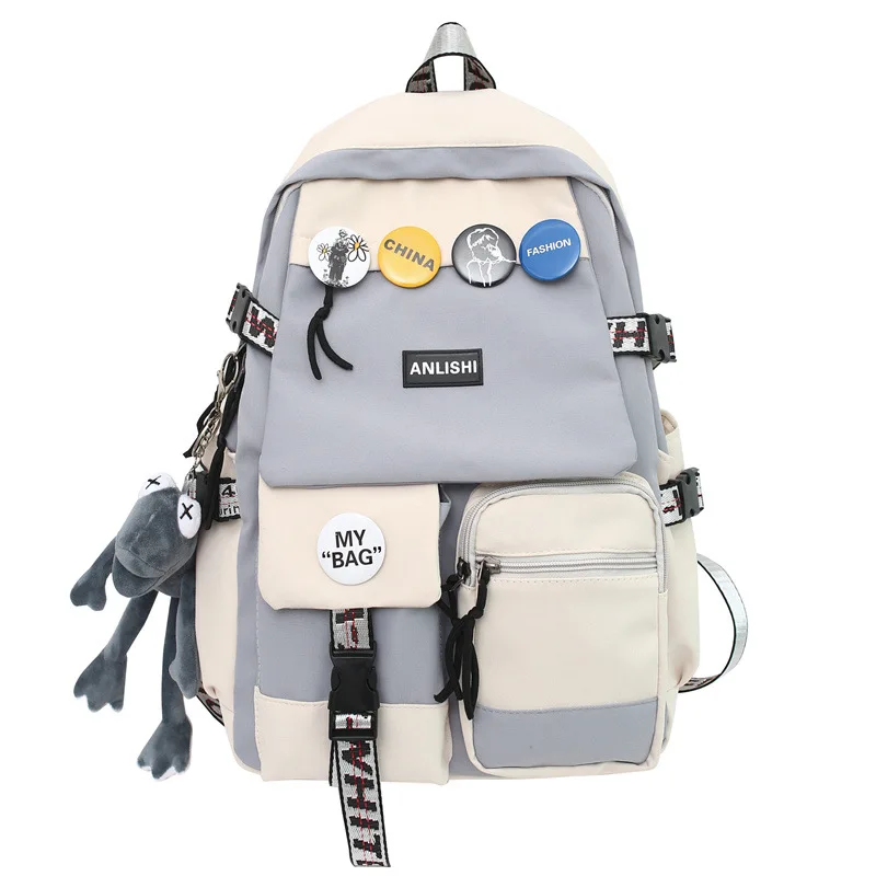 Men Women School Bag Large Capacity Backpack for Teens Harajuku Student Fashion Korean
