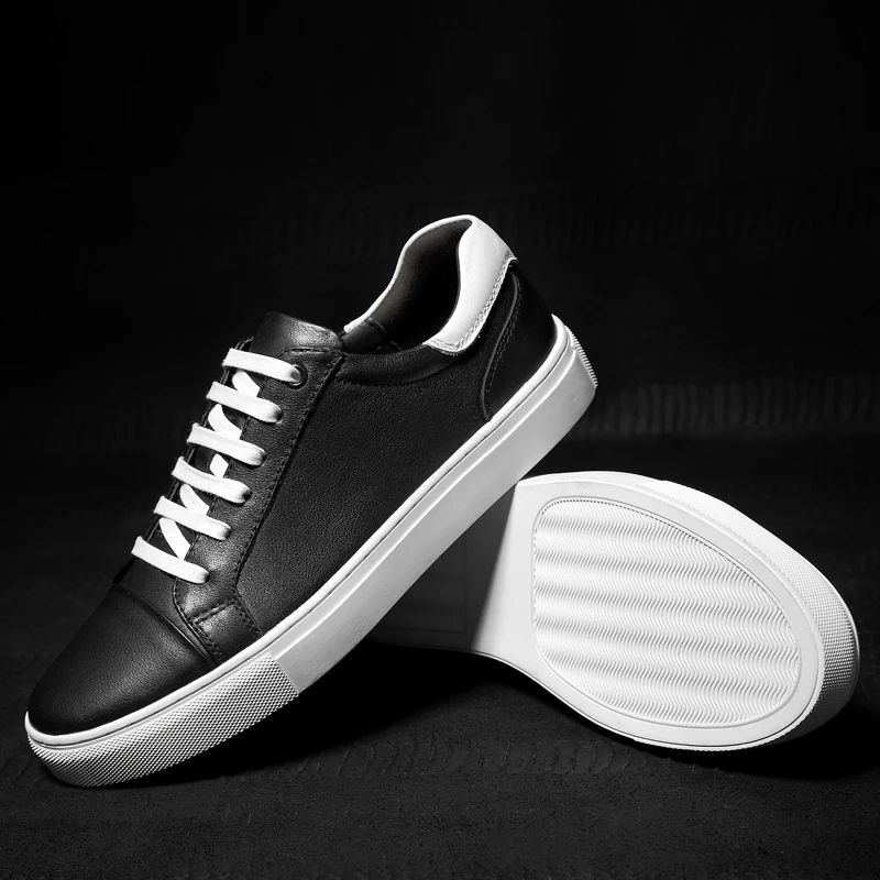 TrendyBrandMensGenuineLeatherCasualShoesSportsShoesMens