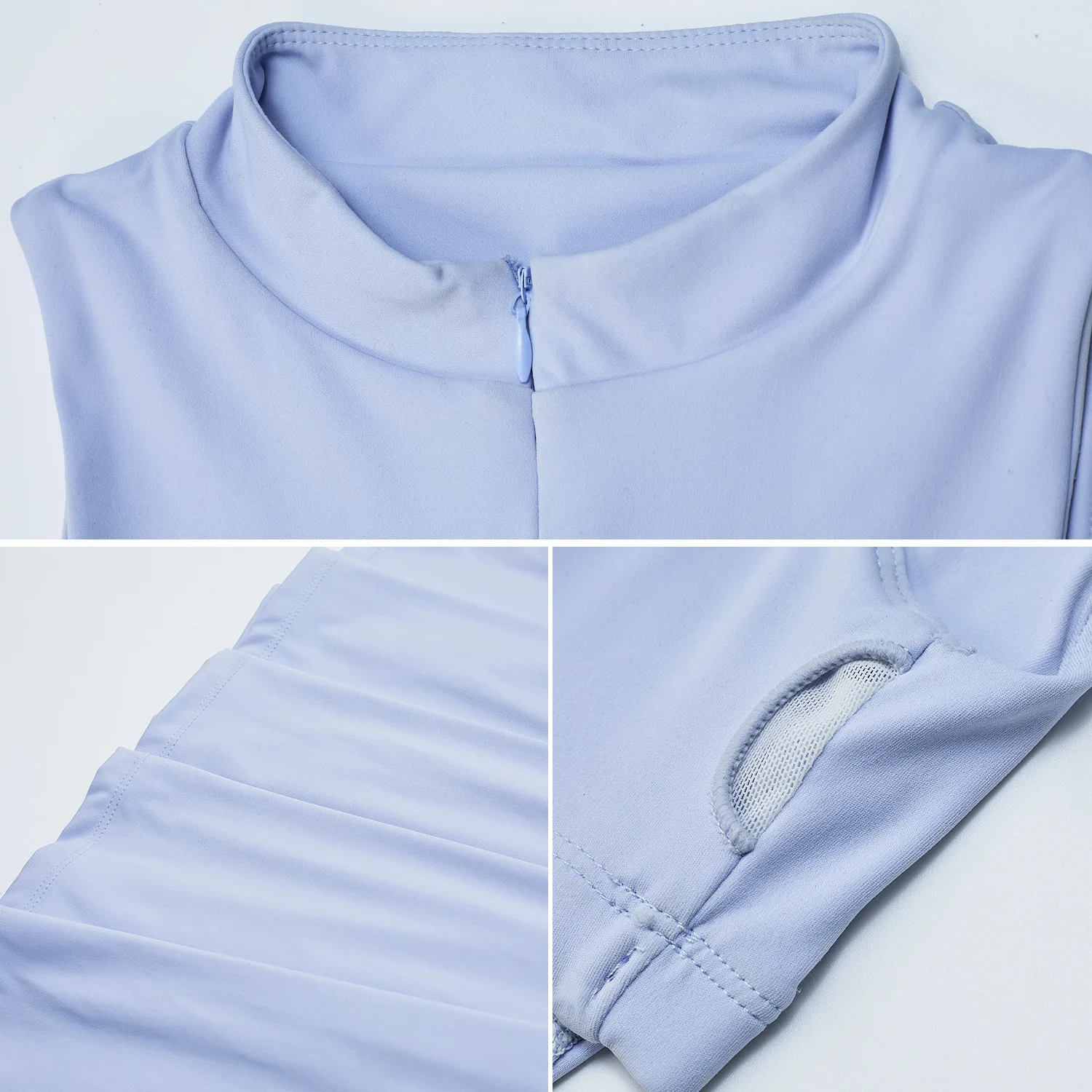 Nude Feel Two Pieces Sports Dress Women's Anti-exposure Outdoor Casual Running Fitness Tennis Breathable Skirt