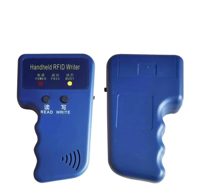 125KHz RFID Handheld Writer Duplicator Copy EM4305 T5577 Rewritable Read EM4100/TK4100 ID Keyfobs Tag Card Fast Shipping 3