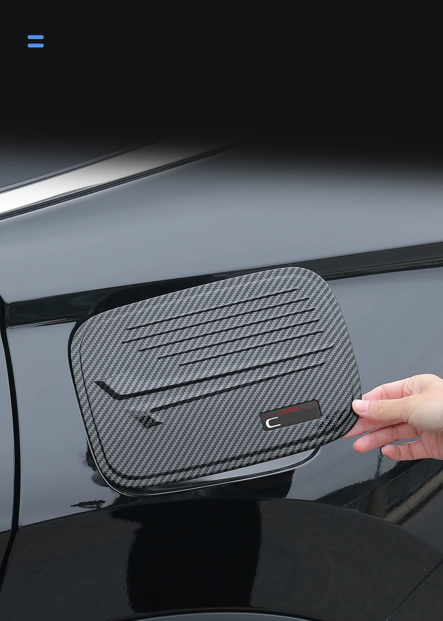 Für Honda CRV 2023 Auto Externe tank kappe Für CR-V 6th Carbon faser abdeckung Außen dekoration änderung Zubehör – Detail 6