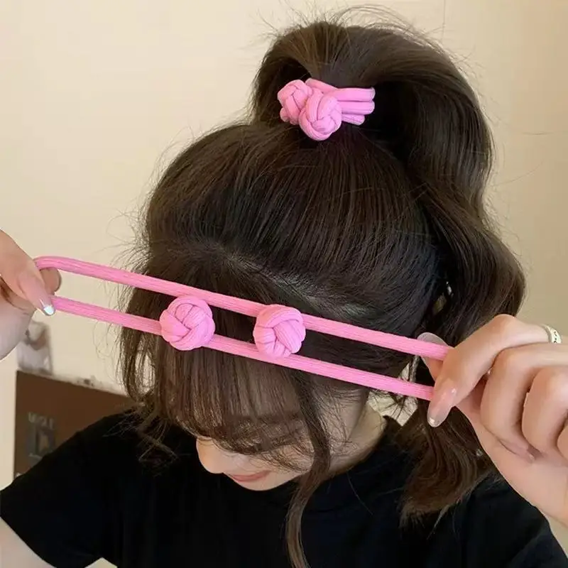 Women's Stretchy Hair Ties Set - Fashionable Elastic Ponytail Holders