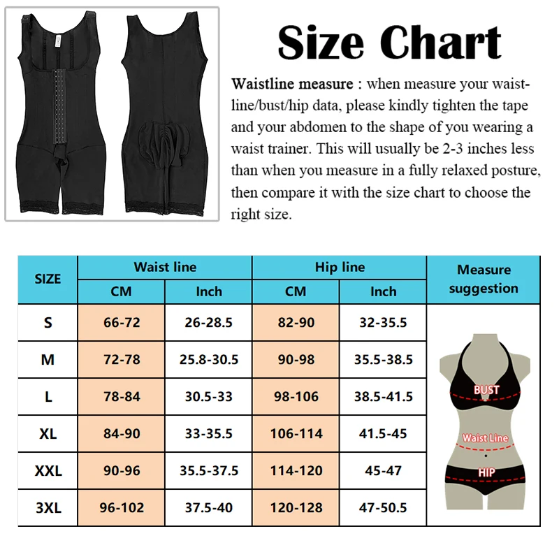 Fajas Colombianas Post Surgical Liposuction Reductoras Postpartum Girdle Stage 2 BBL Tummy Tucker Full Body Sculpting Shapewear