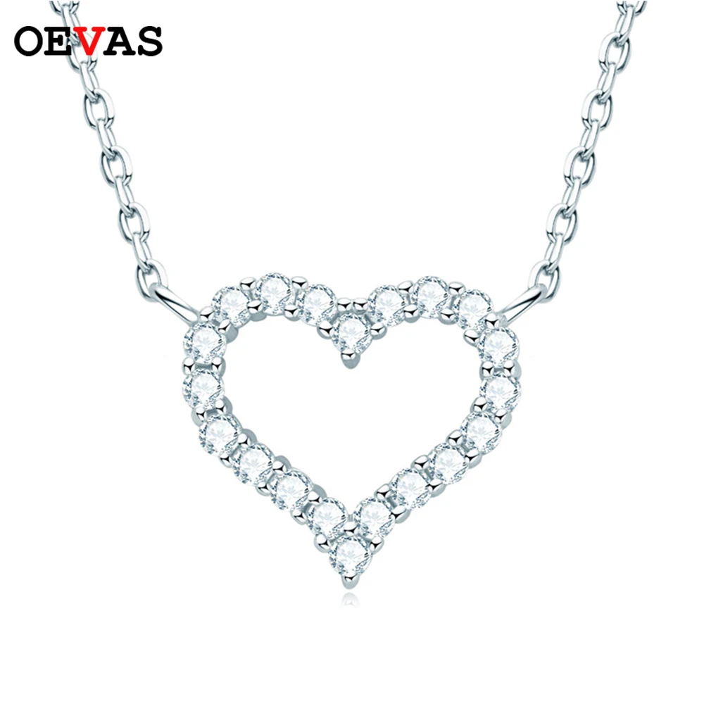 925 Silver Jewelry Moissanite Moissanite Necklace Womens Pendant