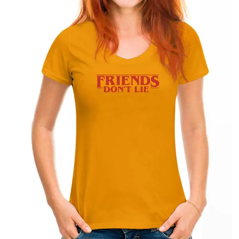 thumbnail image 1 of FRIENDS DONT LIE Stranger Thing T Shirt Black White or Grey DEMOGORGON, 1 of 5