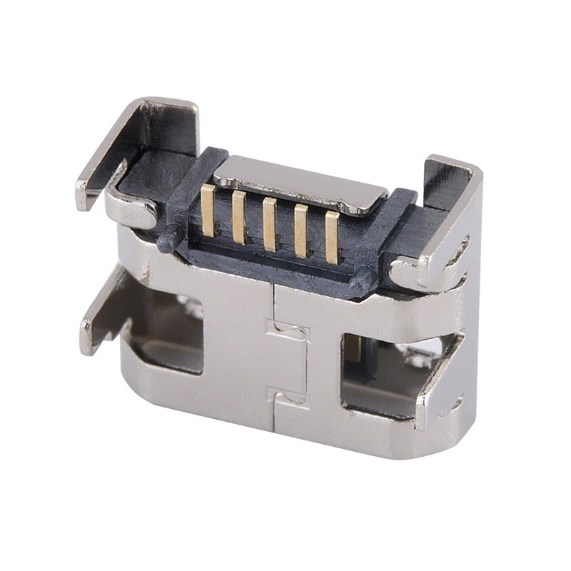 

Micro Usb Four Leg No Side Inserting Plate Seat MIni Usb Connector Micro USB Connector 5pin Seat Jack for Mobile Tail Plug