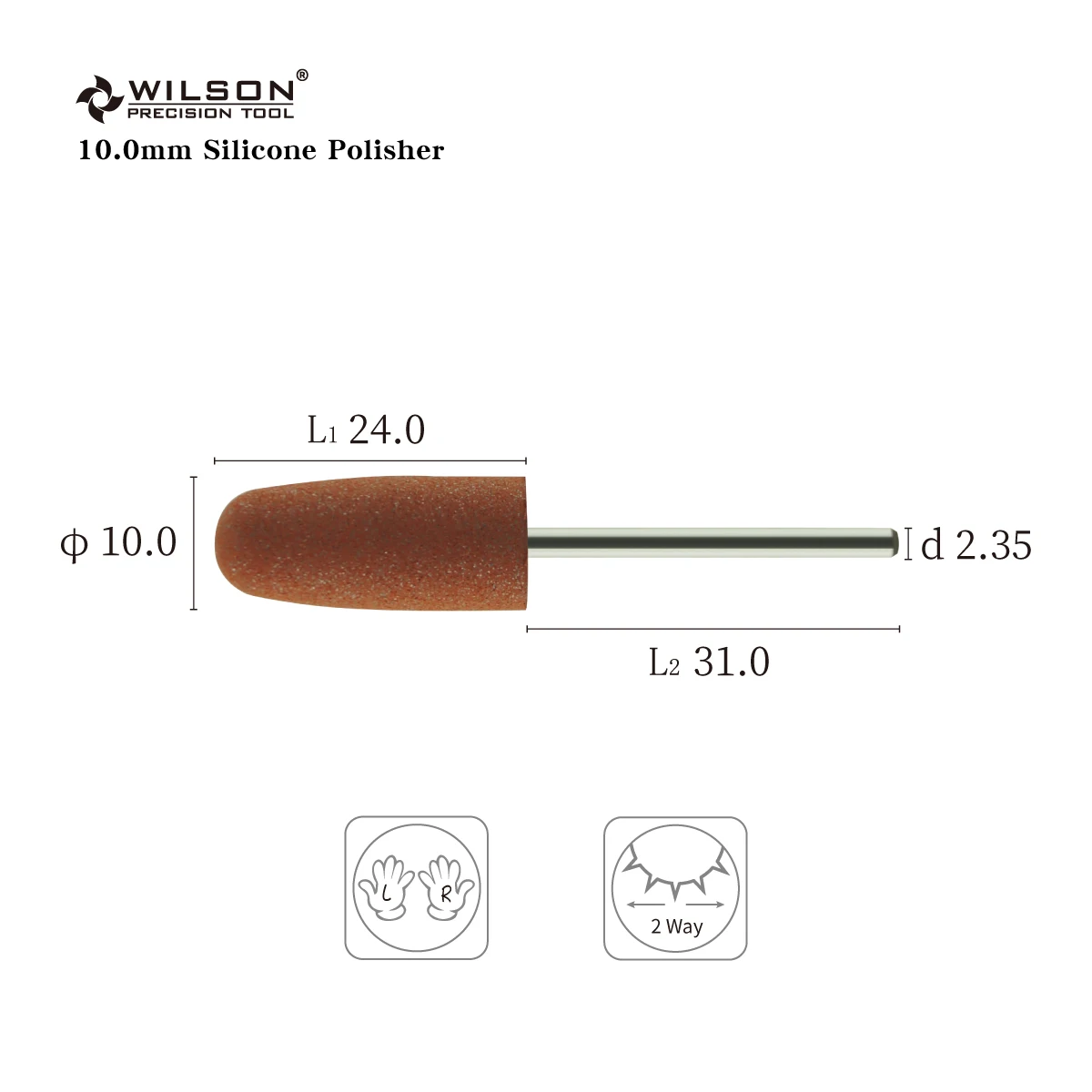WILSON Gel Polisher Nail Drill Bit