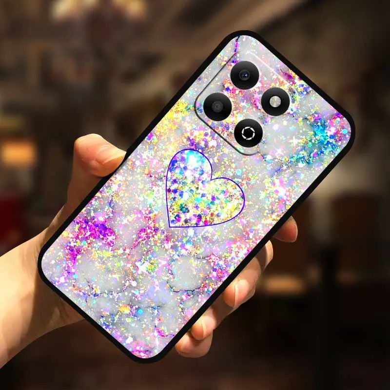 Cute Cat Design Soft Silicone Phone Case - Lovely Painted TPU Back Cover