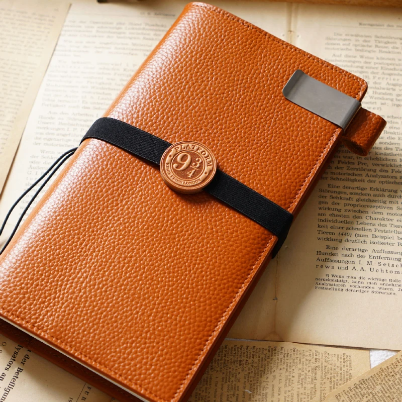 Fromthenon Couro Genuíno Diário Notebook Bandagem Elástico de Armazenamento Banda para Viajantes Notebooks Semanas Planejador Acessórios - Imagem 6