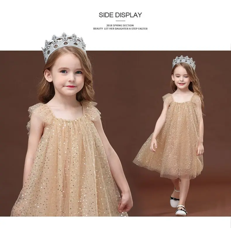 2023 neue Koreanische Mode Ästhetischen Eleganten Kleid Kreative Chic Vintage Kawaii Ärmel Einfarbig Kinder Mädchen Kleidung – Detail 16