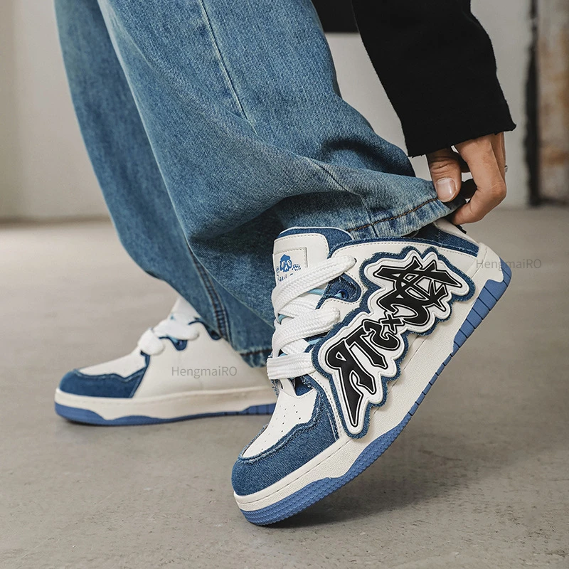 Zapatos de monopatín Retro Para hombre y mujer, zapatillas cómodas