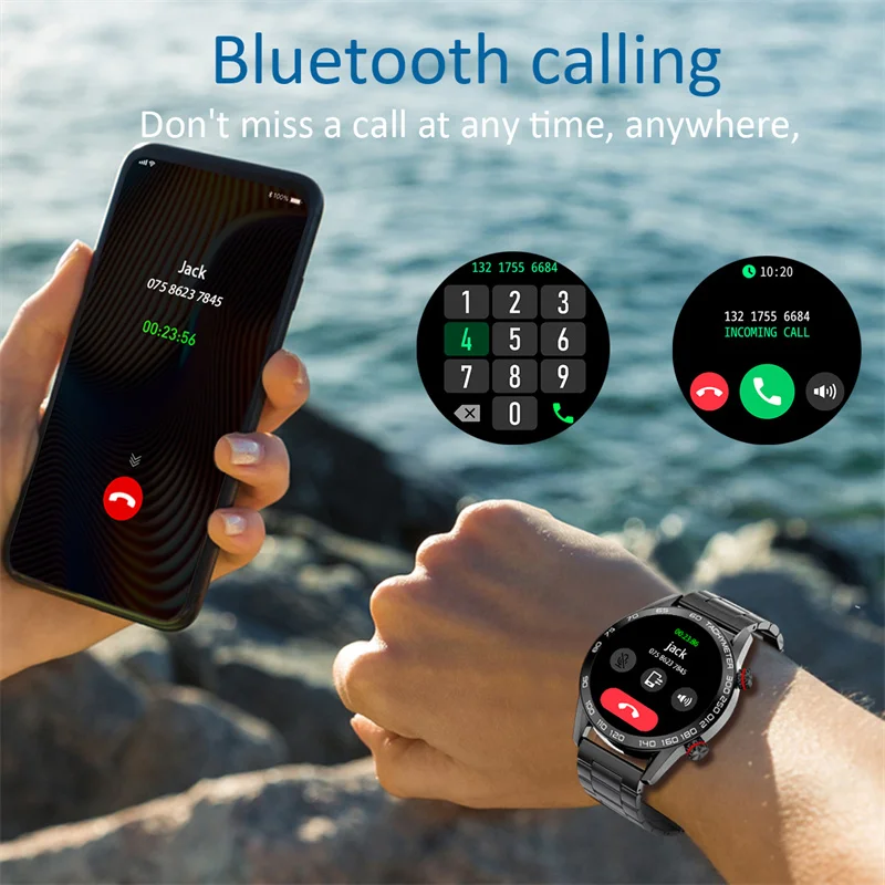 2022New AMOLED 390*390 HD ũ Ʈ ġ   ȭ ü    SmartWatch