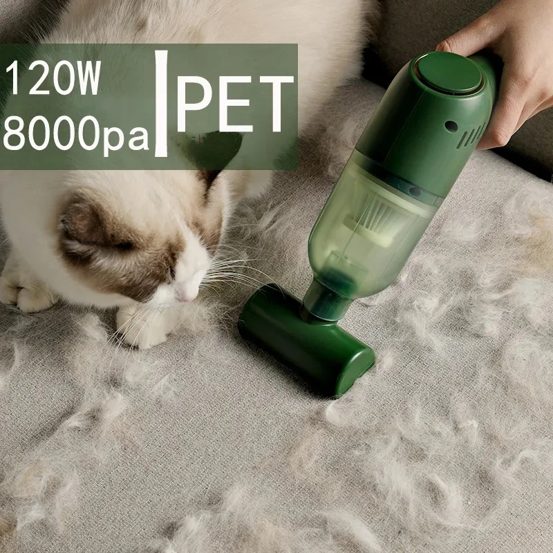 

8000pa Wireless Vacuum Cleaner For Pets Mini Cordless Handheld Auto Car Vacuum Cleaner Electric Cat Dog Hair Remover Cleaner-NEW
