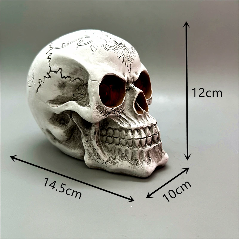 Silicone Mold 3D silicone mold pattern skull resin gypsum aromatherapy candle concrete crystal drop glue handmade DIY