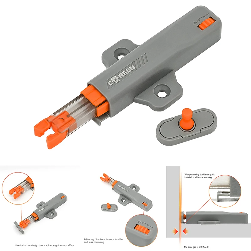 Cabinet Door Rebound Device Fixer Spring Furniture Hardware