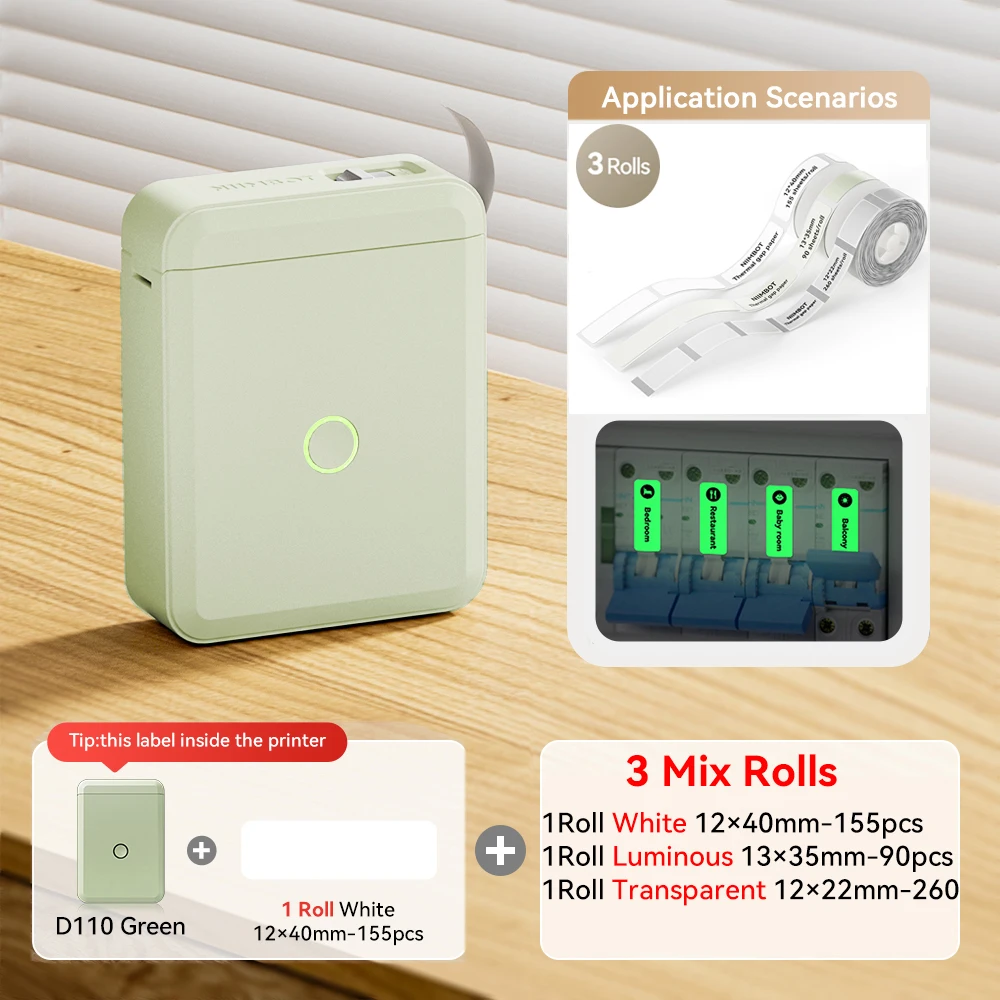 Green-MixA-3 Rolls