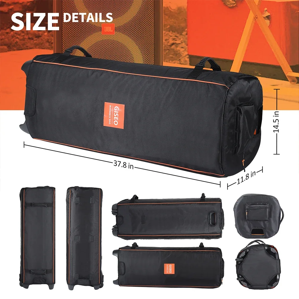 Oxford Cloth Storage Bags with Handle Travel Carrying Bags Foldable Protection Speaker Storage Accessories for JBL PartyBox 1000