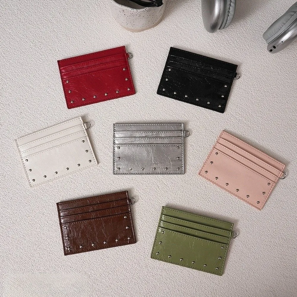 Compact Ultra Thin Cracked Leather Card Wallet Mini Size Multiple thumbnail 9