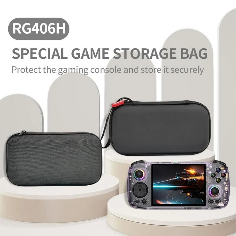RG406H RG 406H Shock Protector Cares Mesh Pocket Scratch Proof Storage Box 용 게임 콘솔 하드 파우치 백