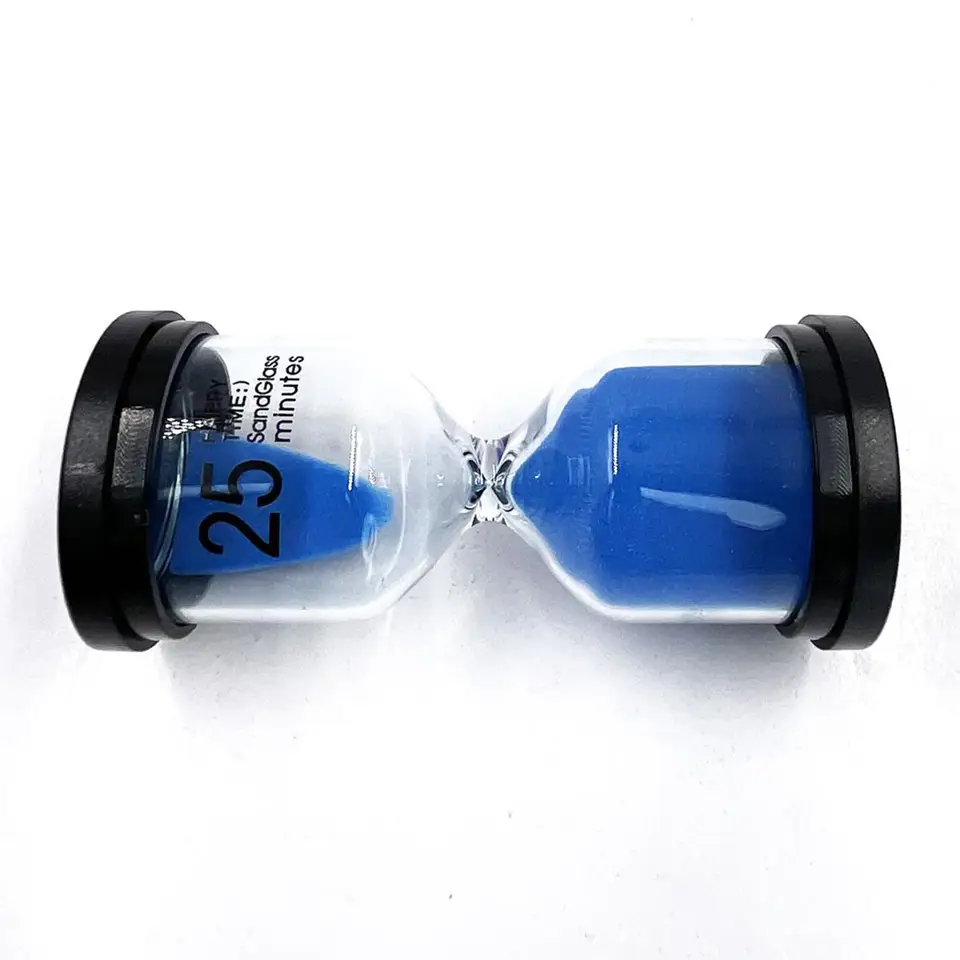 6 Clessidre Blu Da 5 Minuti In Plastica – Timer Per Gestione Del Tempo, Decorazione Casa E Ufficio