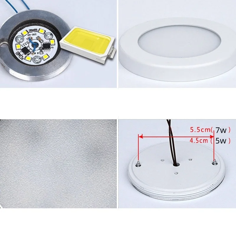 LED Downlight LED Downlight Mini Surface Mounted 220V 240V 5W 7W Panel Spot Light Ultra thin Indoor Lighting