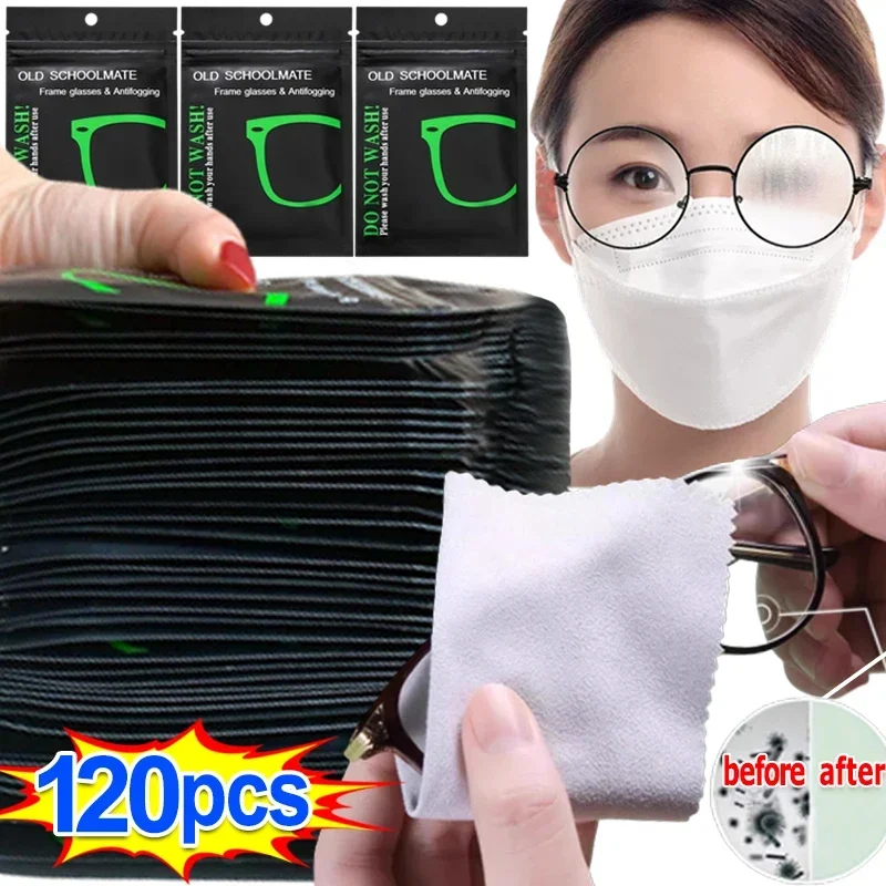 Anti-fog Suede Glasses Cloth Reusable Microfiber Glasses Cleaning Wipes Eyeglass Cleaning Cloth Lens Mobile Phone Cleaning