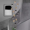 Modern home decor led lights pendant light lamps forstaircase Chandeliers for living room hanging light indoor lighting 5