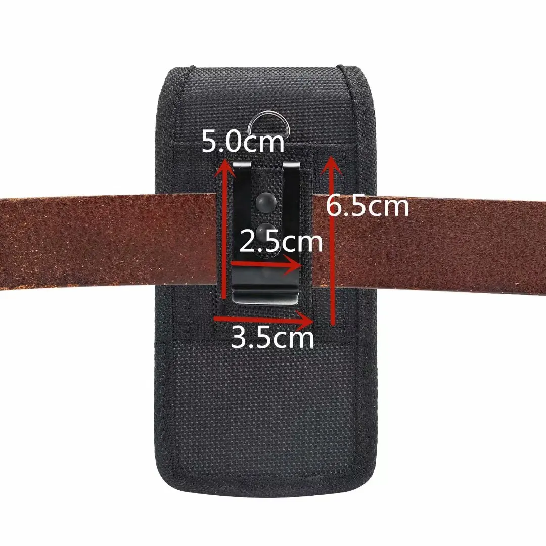 Durable Nylon Belt Clip Phone Case Waist Bag Holder
