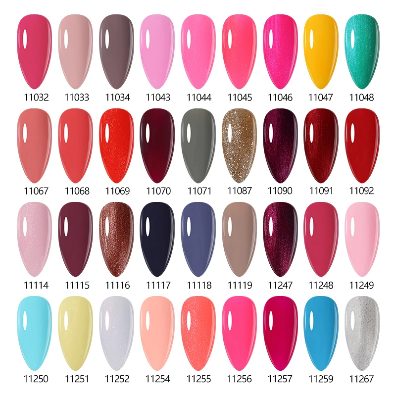 ArteClavo 15ml Nude Pink Colors Gel Nail Polish Hybrid Gel Lak Nail Polish New White Nail Art Vernis Varnish UV Top Manicure Set 3