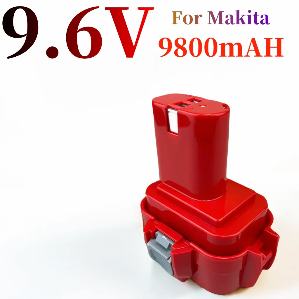 

Latest Upgrade 9.6V 9800mAh Power Tools Battery for MAKITA 9120 9122 9133 9134 9135 6222D 6260D L10 193977-7 638344-4-2 9120