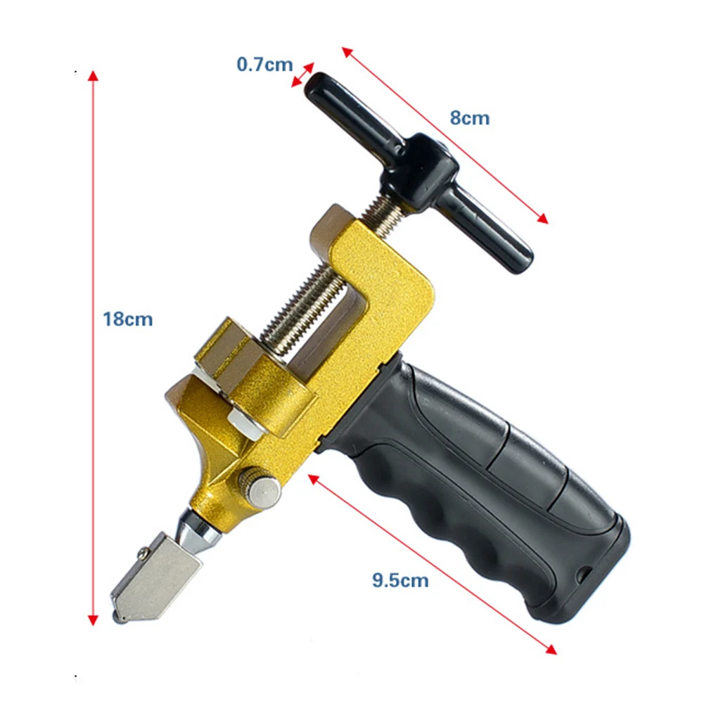 Glass Tile Cutter Hand Tool Set, Portable Tile Cutter Cutting Tool Set