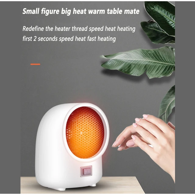 Fűtés Az Otthoni Elektromos Ventilátor Fűtőberendezések Fűtőberendezésekhez 220 V Mini Energiatakarékos Hálószoba Irodahelyiség Fűtéshez Hordozható - Image 2