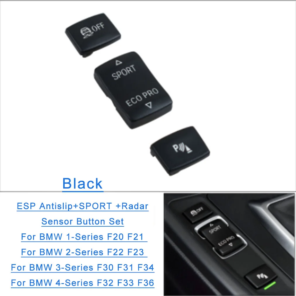 

Комплект Противоскользящих и спортивных кнопок с радаром для BMW 1 2 3 4 Series ESP