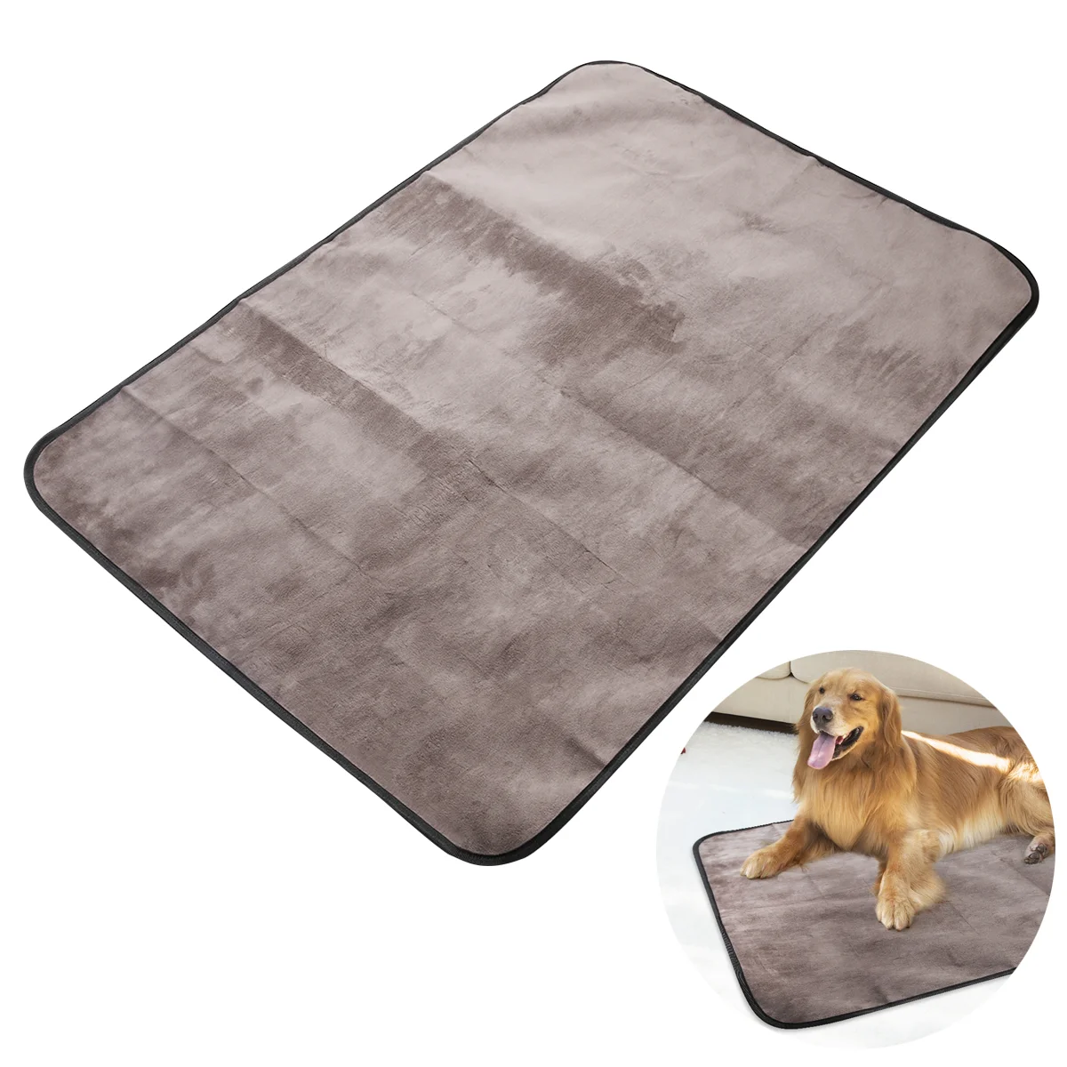 UEETEK Multifunctional Waterproof Pet Blanket 100*70CM Microplush
