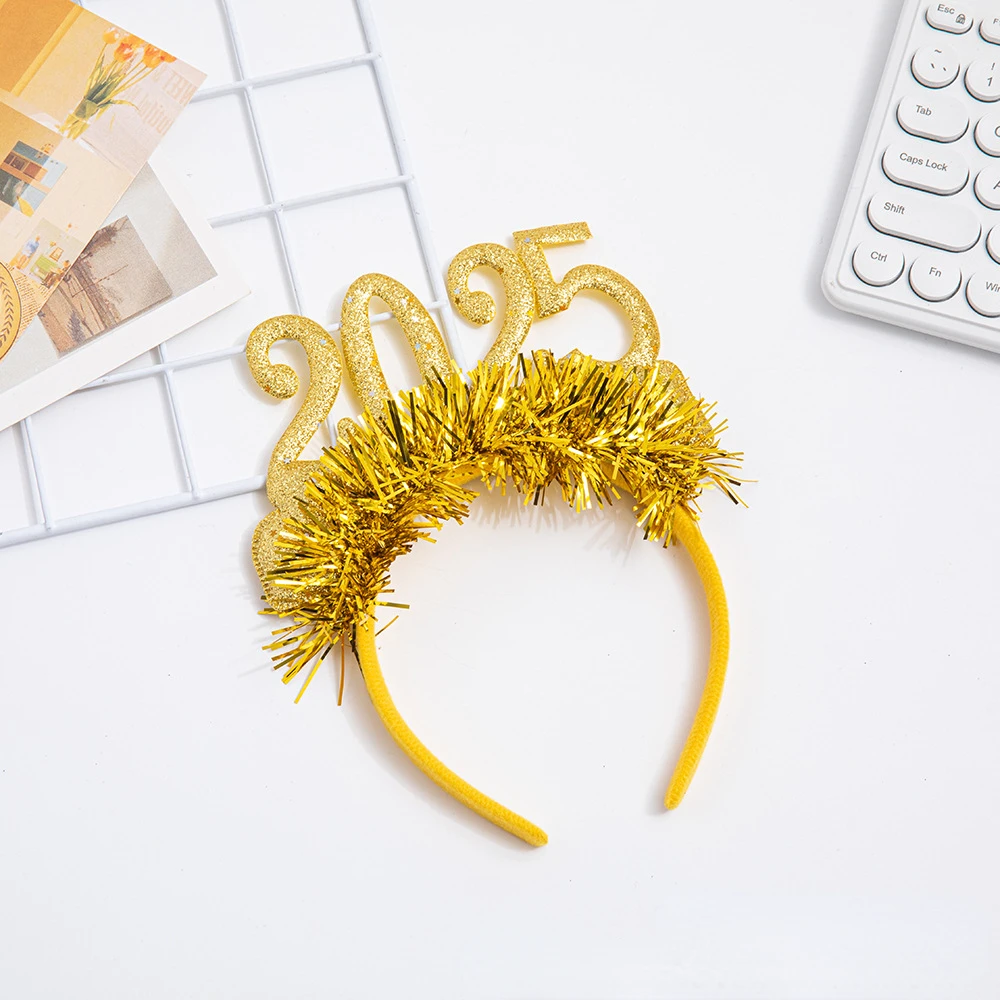 New sequin headwear New Year's Eve party headband Christmas party event decorative headband head buckle