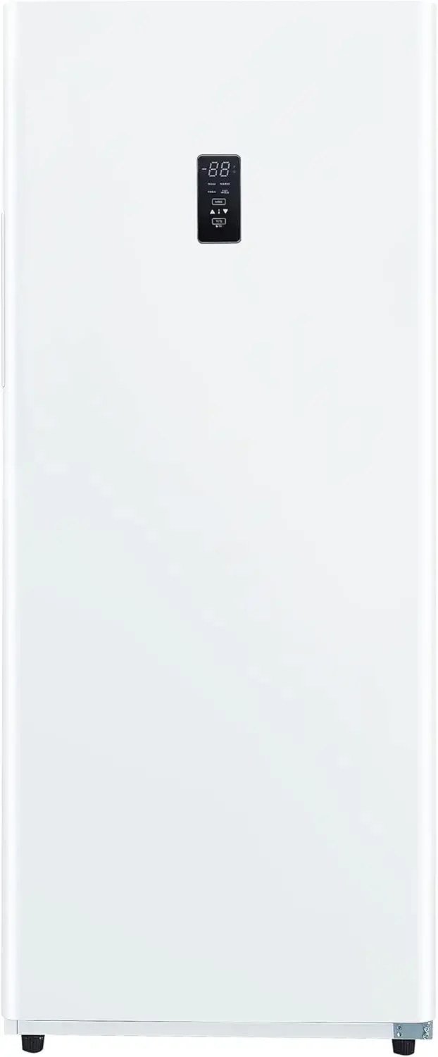 Beach HZ4941 14 cu ft Upright Convertible Fridge/Freezer-Frost Free-Reversible Door-Removable Glass Shelves-LED Interior Light, 2