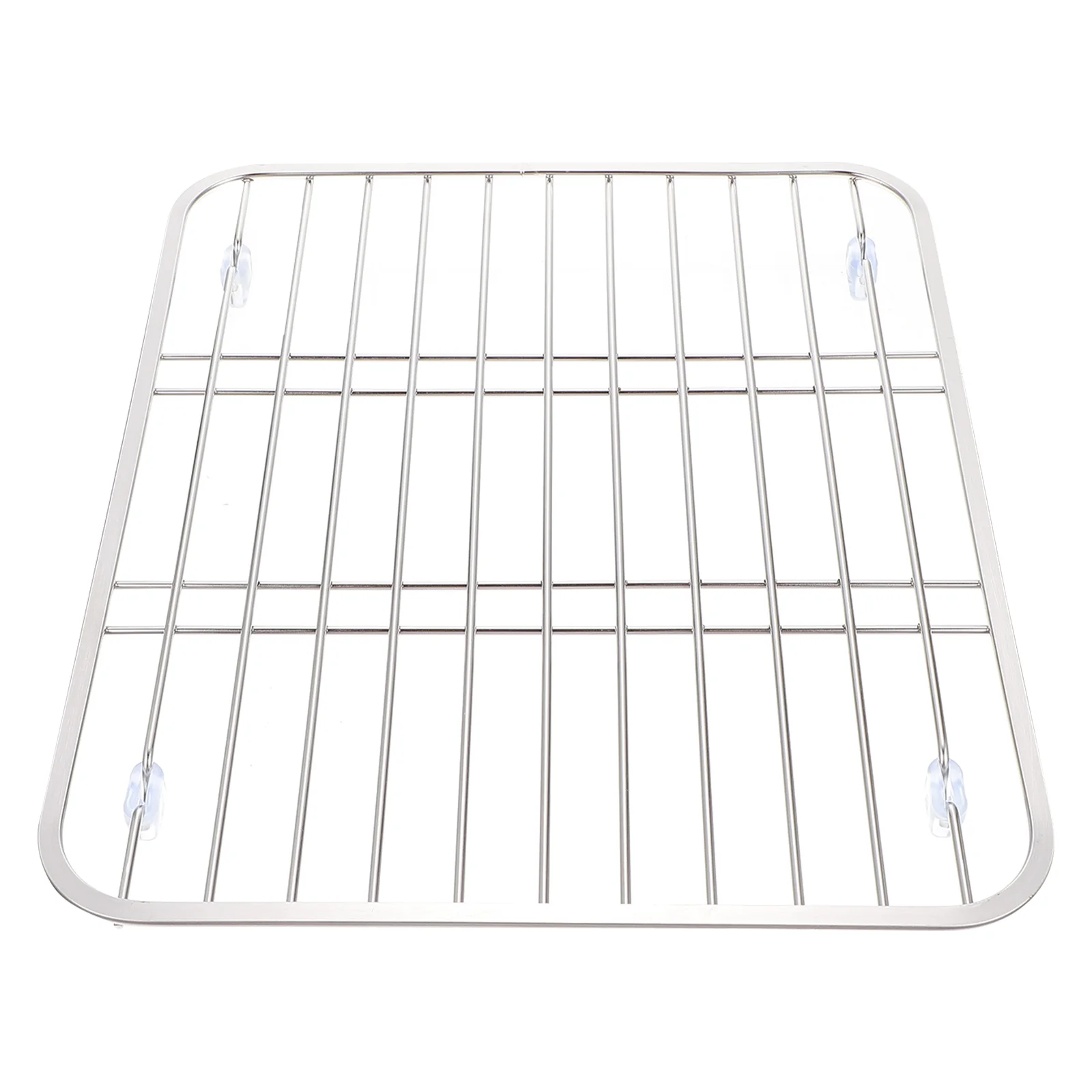 

Drainer For Kitchen Sinks Storage Holder Stainless Steel Washing Rack Shelves Shelf Metal Tableware Draining 304