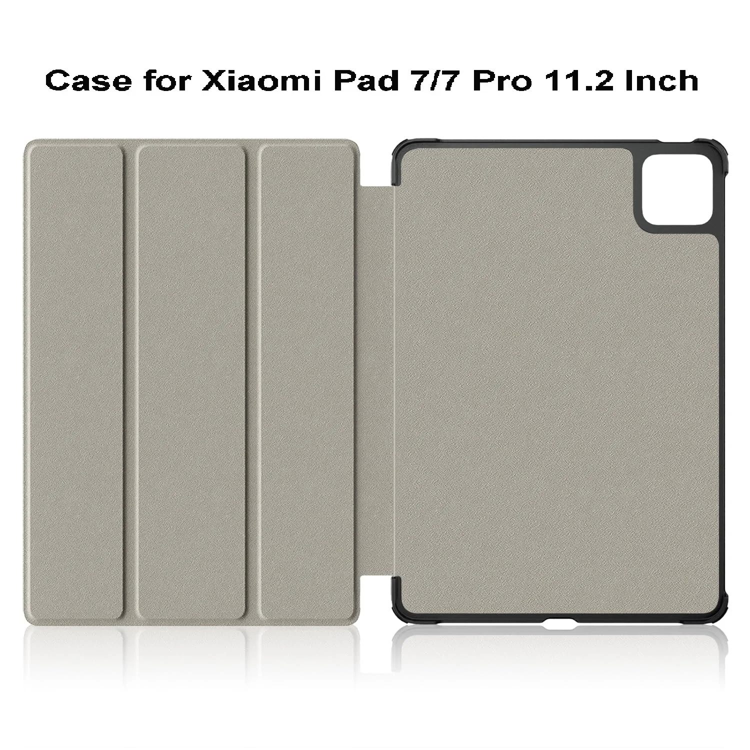 Magnetic Suction Tablet Case with Auto Wake/Sleep and Soft TPU Shell
