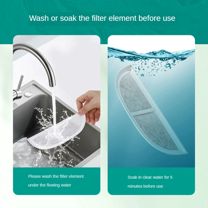 Cat Water Fountain Filter Replacement Filters For Eufy 3L/105Oz Stainless Pet Water Fountain Dog Filter