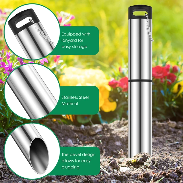 Vetőmag Ültetvény Szerszám Fém Palánták Átültető Kézi Lyuk Ásó Talajkibocsátás Virág Ültetési Szerszámok - Image 3